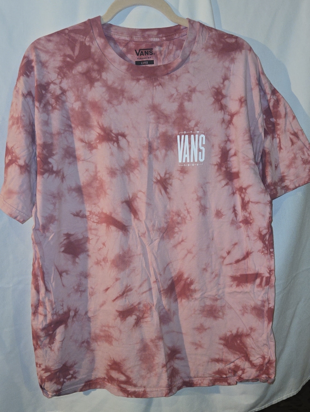 Vans Men's Rose Tie-Dye Short Sleeve Tee